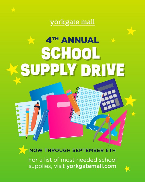 Management Office: 4th Annual School Supplies Drive! 