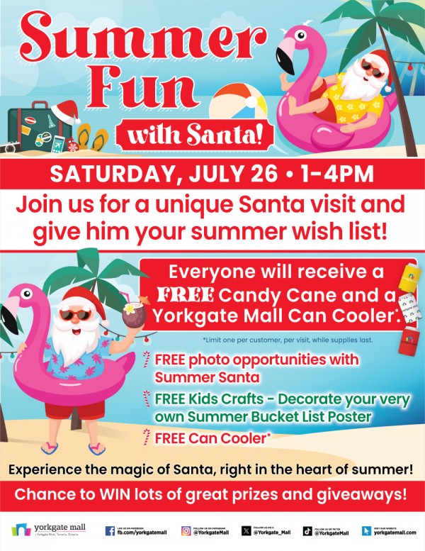 Management Office: Summer FUN with Santa!