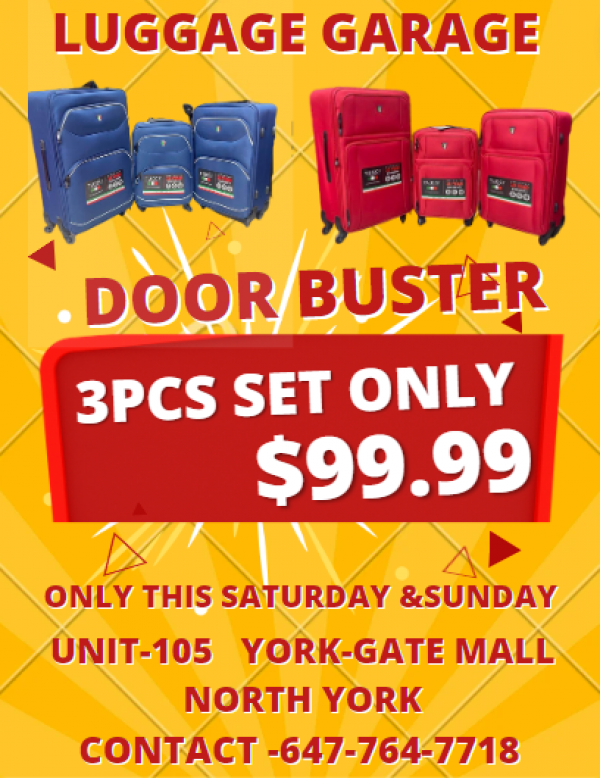 Luggage Garage: Spring Sale!
